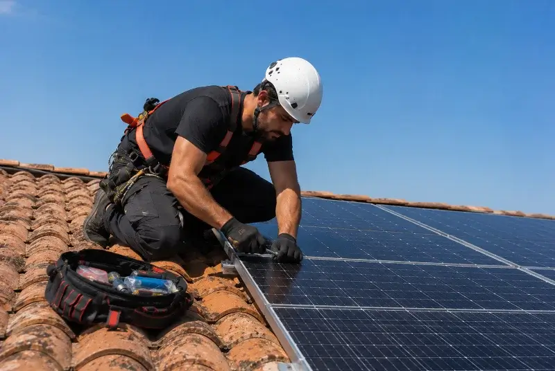 Maintenance et monitoring de panneaux solaires à Pressigny